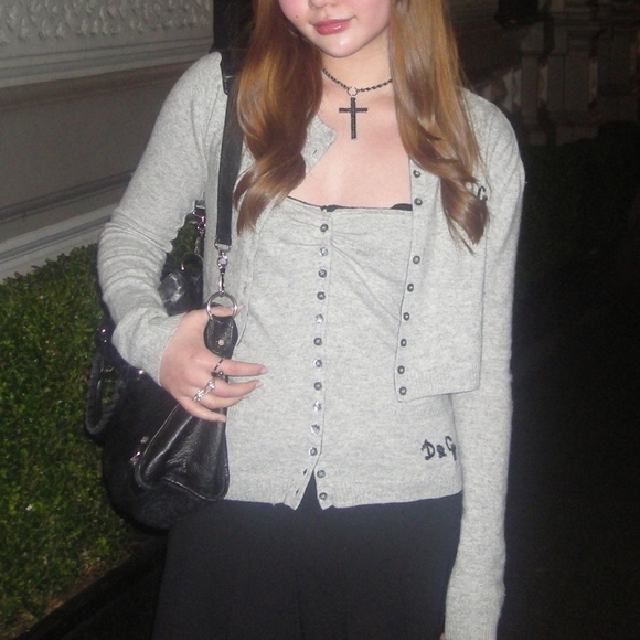 Vintage Dolce and Gabbana cardigan and tank top knit set - Picture 8 of 9